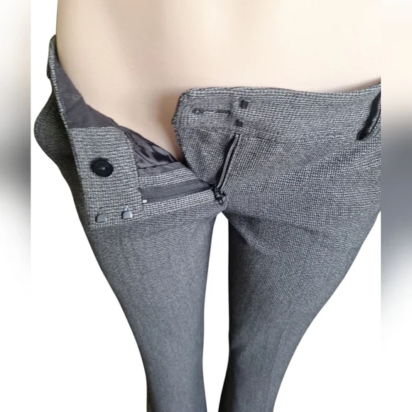 Express Black and Gray Columnist Pants Size 6 - Picture 5 of 10